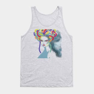 Colored threads Tank Top